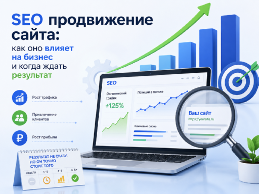 SEO продвижение сайта: как оно влияет на бизнес и когда ждать результат